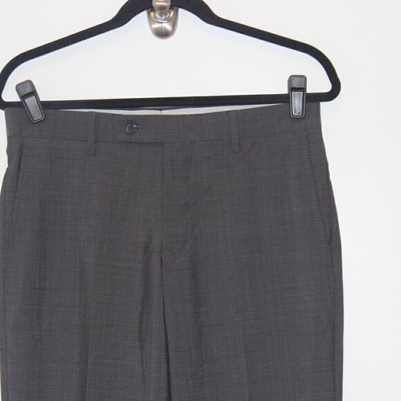 TED BAKER Dark Gray Wool Men  Dress Pants Size 31R - Picture 4 of 13